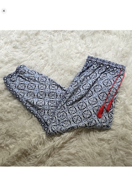 Echo Sleepwear Women’s Printed Jogger Pants Blue White black purple Pattern  L - Picture 7 of 12